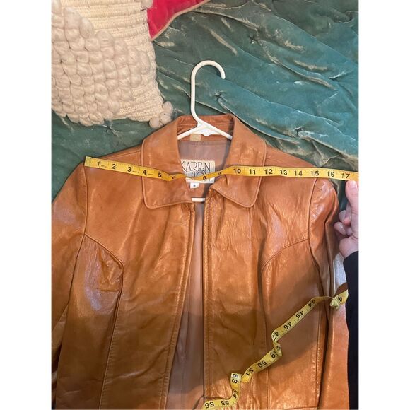 Karen Stilton Vintage Leather Jacket *see notes for sizing info* - Picture 8 of 11